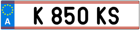 Truck License Plate